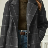 Кеймбридж™ - Вълнен палто с райета