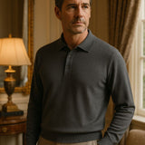 Adrian™ | Пуловер от вълна с копчета