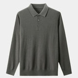 Adrian™ | Пуловер от вълна с копчета