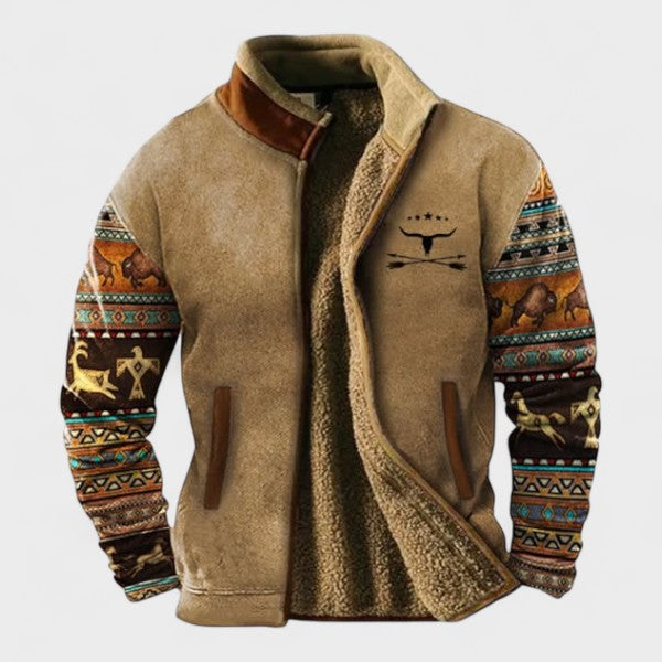 Adrien™ | Стилен флийс як за мъже с термална подплата