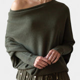 Андреа | Суитшърт с паднали рамене