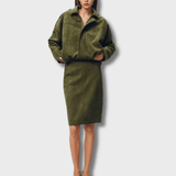 Анна | Кожено палто