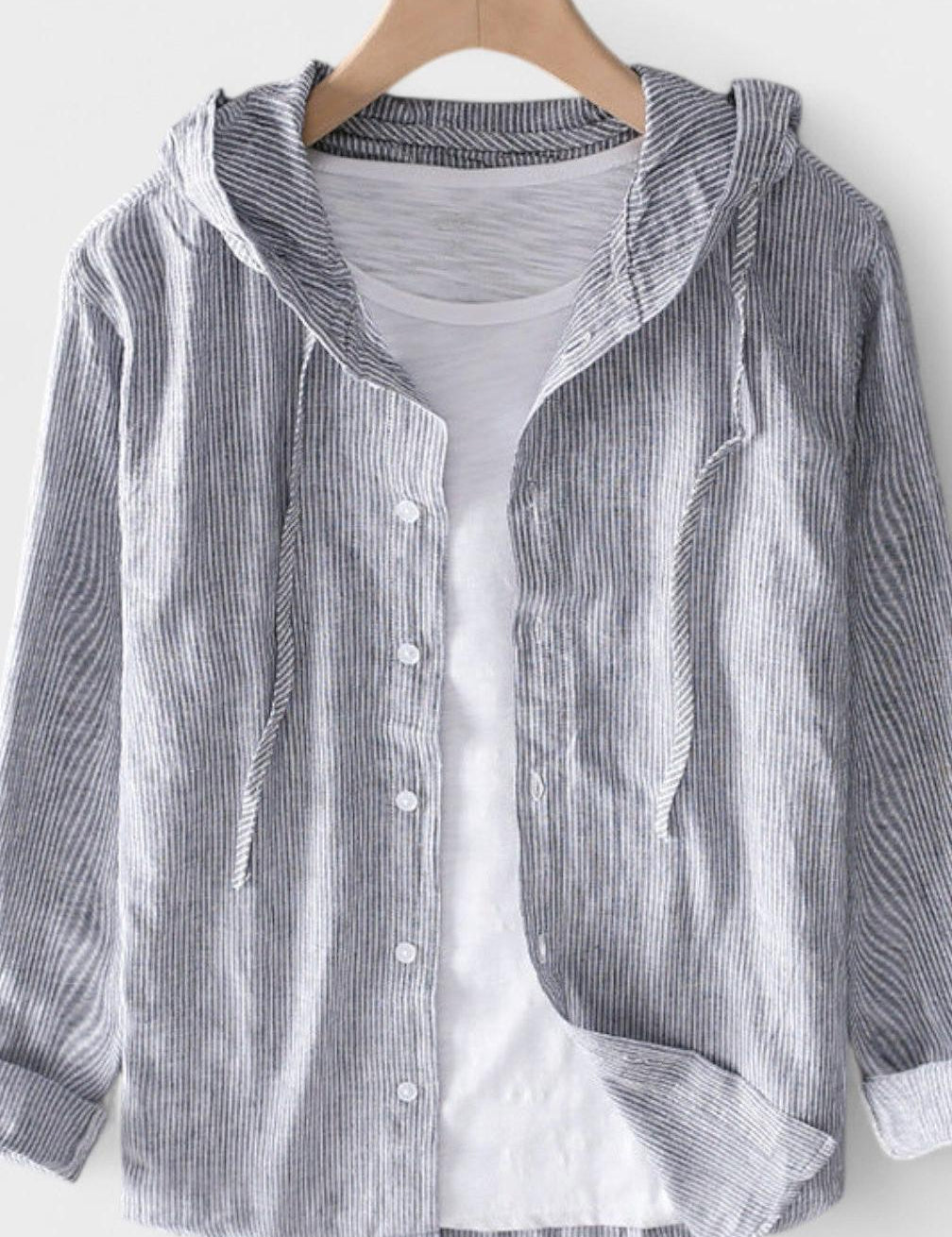 Камилa | Пуловер от памук с качулка