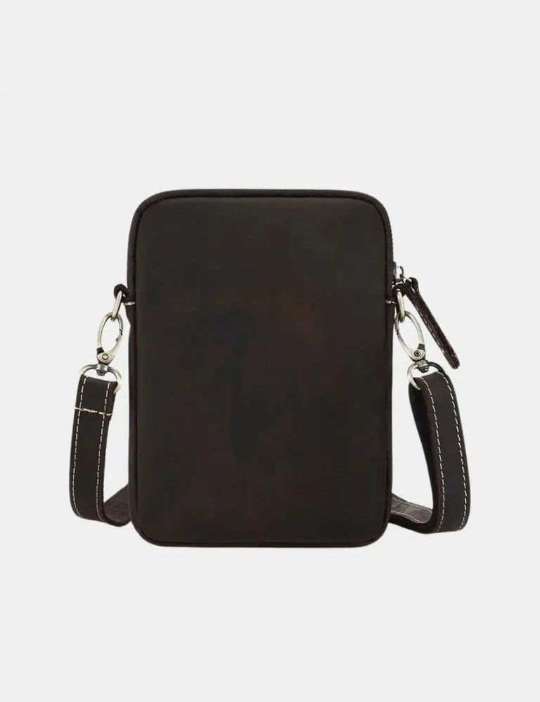 Carl™ | Минималистична чанта за рамо от кожа