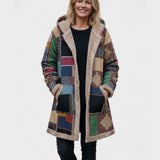 Есента | Патчворк Земен Палто с Капюшон