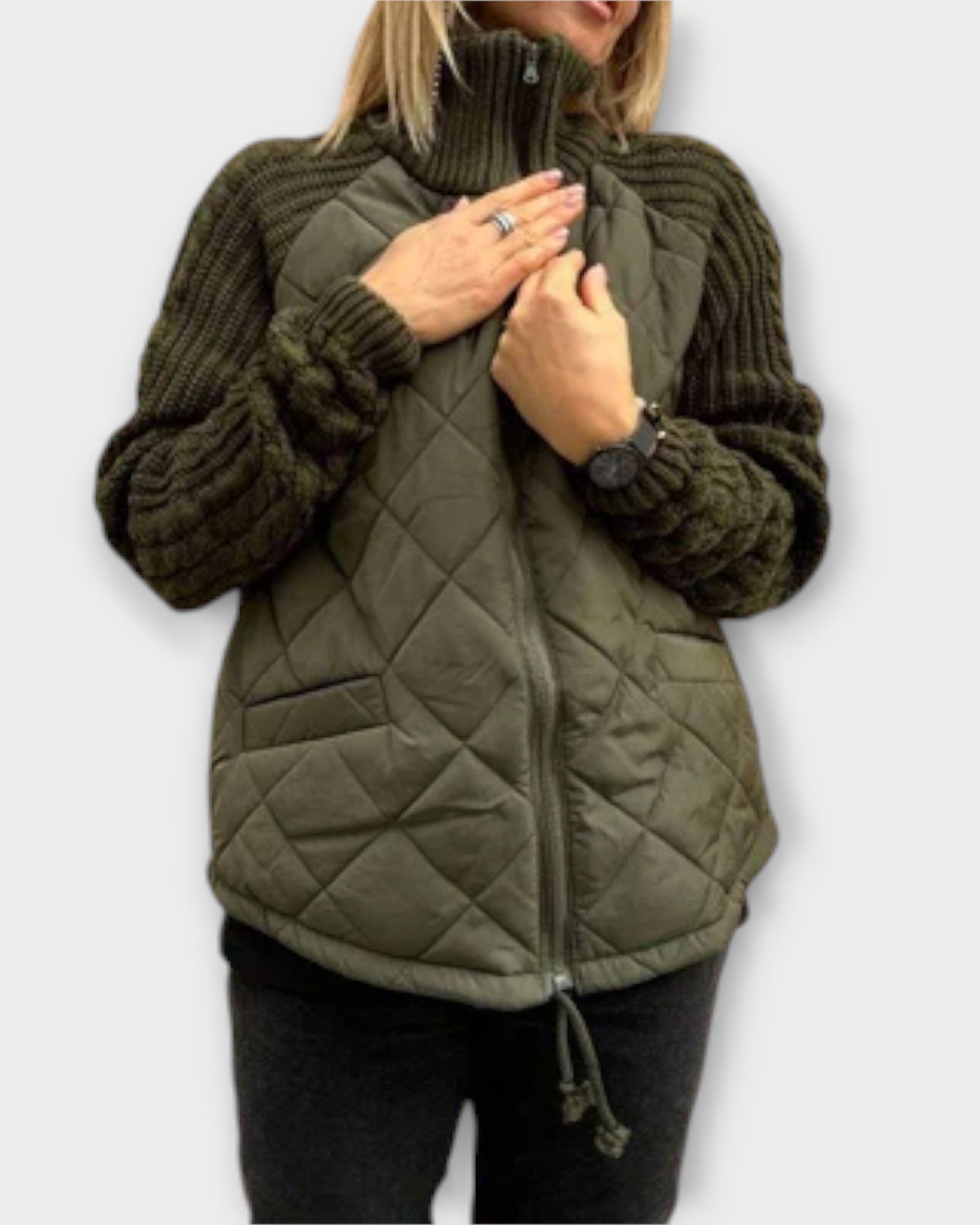 Елин | Палто с висока яка