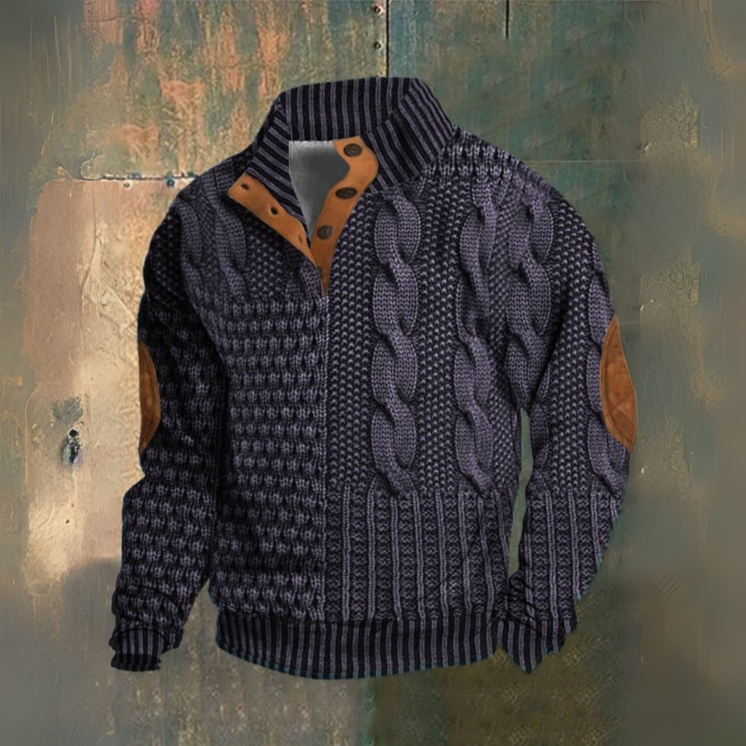 Éloi™ | Елегантен пуловер с висока яка