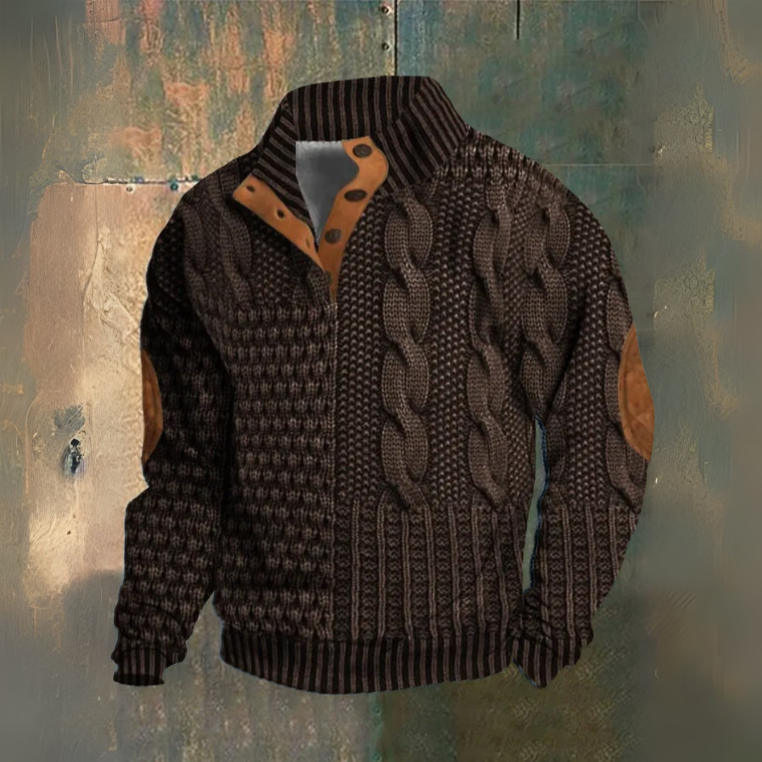 Éloi™ | Елегантен пуловер с висока яка