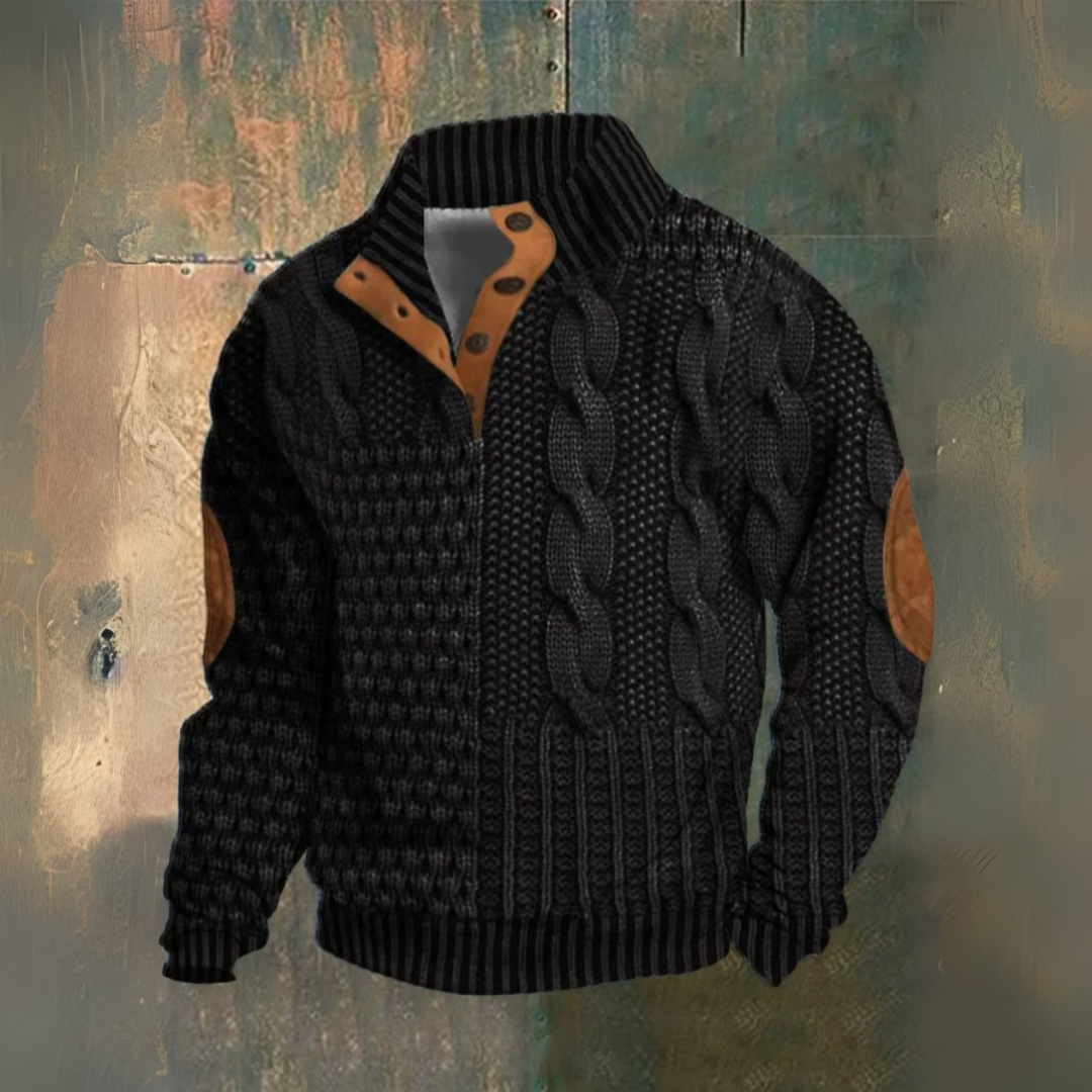 Éloi™ | Елегантен пуловер с висока яка