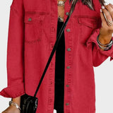 Емили | Червено дънково яке