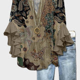 Фрида | Бежова блуза