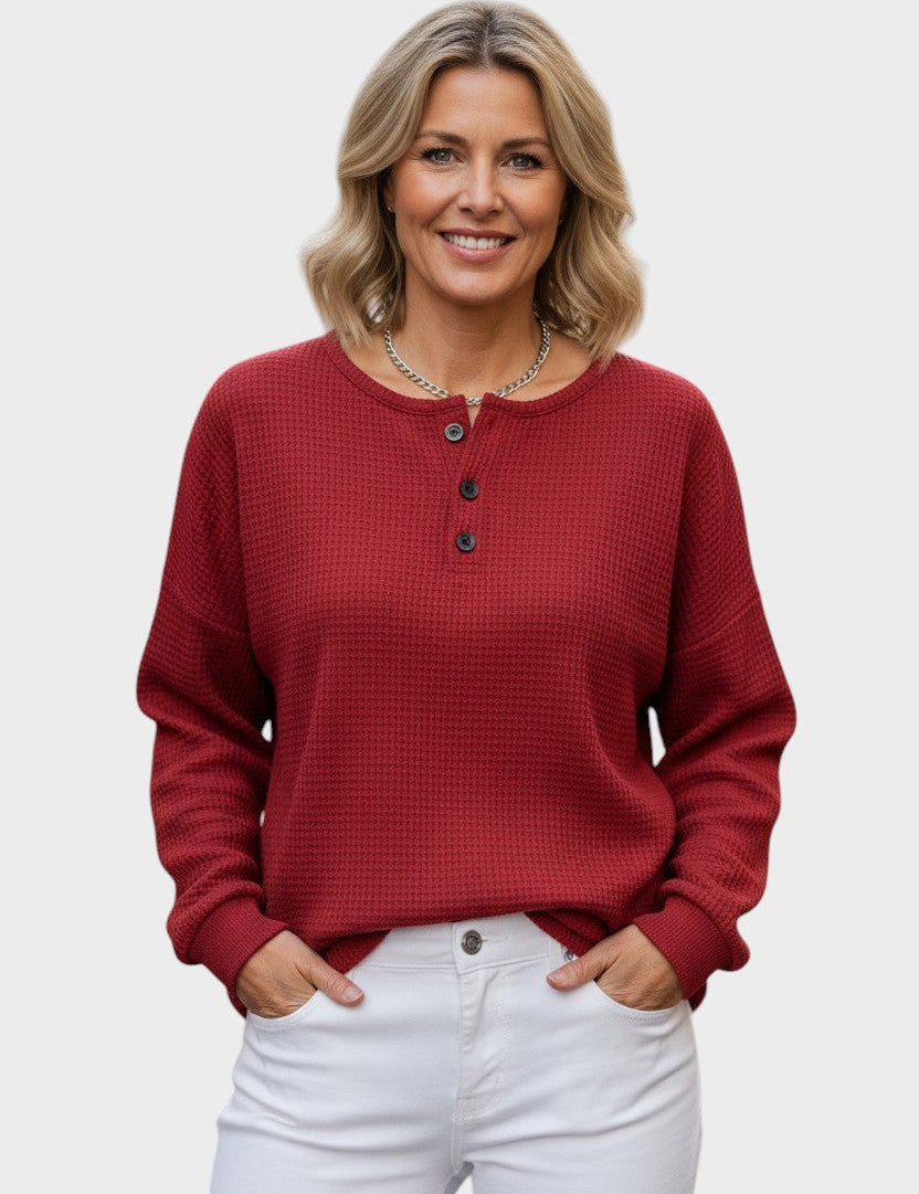 Helle™ | Суитшърт от вълнена плетка