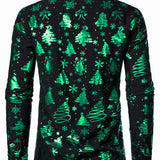 Риза с дълги ръкави Regular Fit в зелено за мъже