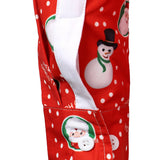 Риза с дълги ръкави с печат на Дядо Коледа и смешен снежен човек за Коледа