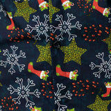 Риза с дълги ръкави от памук за мъже с коледна щампа