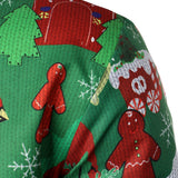 Забавна риза с дълги ръкави за коледните празници