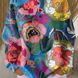 Ида™ - Пуловер с големи цветни цветя