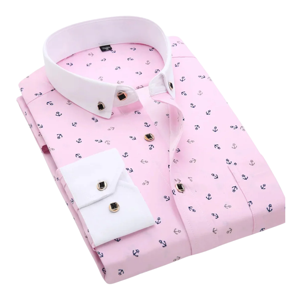 Klaas™ | Риза с морски принт