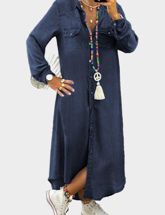 Лаура | Дънкова рокля