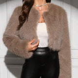 Lumia | Палто от синтетичен косъм