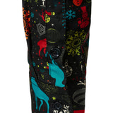 Забавна коледна риза с дълги ръкави за мъже с елени и снежинки