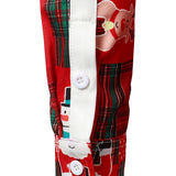 Винтидж червена коледна риза за мъже