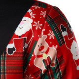 Винтидж червена коледна риза за мъже