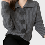 Malene | кардиган в цвят въглищен сив