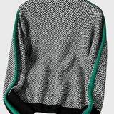 Мари | Пуловер от вълна с висока яка