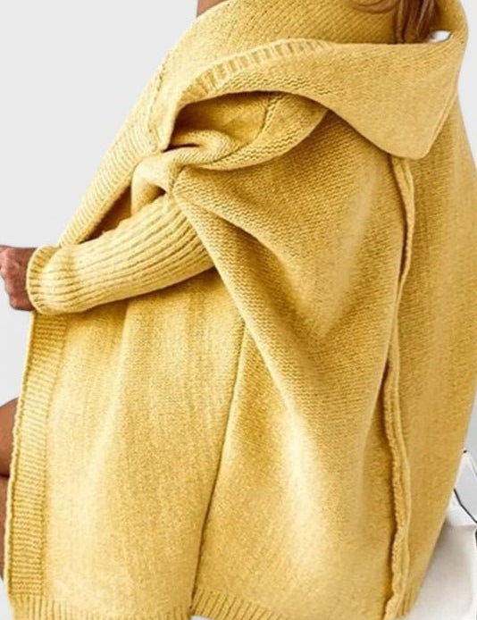 Mette | Луксозен кардиган с качулка