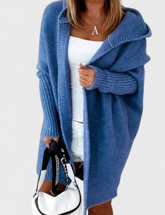 Mette | Луксозен кардиган с качулка