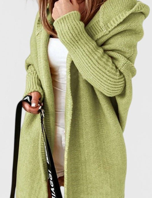 Mette | Луксозен кардиган с качулка