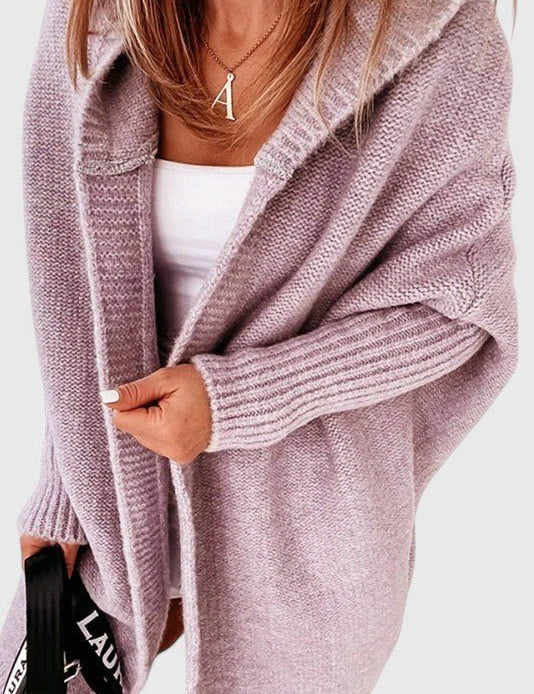 Mette | Луксозен кардиган с качулка