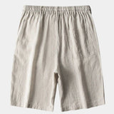 Mikkel™ | Шорти от сиво лен Mariner