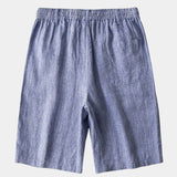 Mikkel™ | Шорти от сиво лен Mariner