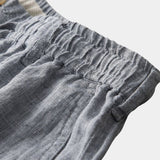 Mikkel™ | Шорти от сиво лен Mariner