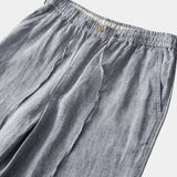 Mikkel™ | Шорти от сиво лен Mariner