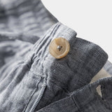 Mikkel™ | Шорти от сиво лен Mariner