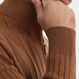 Mikkel™ | Суитшърт от памук с половин цип