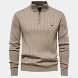 Mikkel™ | Суитшърт от памук с половин цип