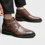 Parker™ | Ботуши Dobbelt-Monk-strap от синтетична кожа