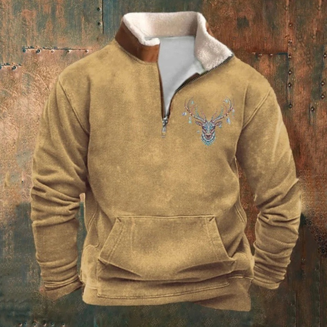 Pierre™ | Стилен суитшърт с цип