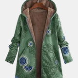 Sage | Якето Sherpa с Трайбален Дизайн