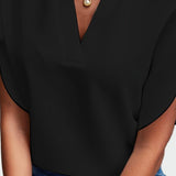 Stine | Блуза с V-образно деколте