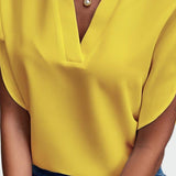 Stine | Блуза с V-образно деколте