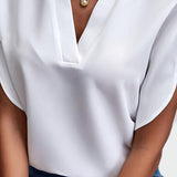 Stine | Блуза с V-образно деколте