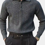 Viggo™ | Пуловер от памук с V-образно деколте