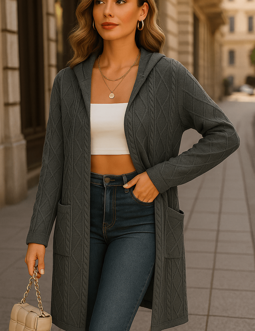 Zienna | Суитшърт с качулка