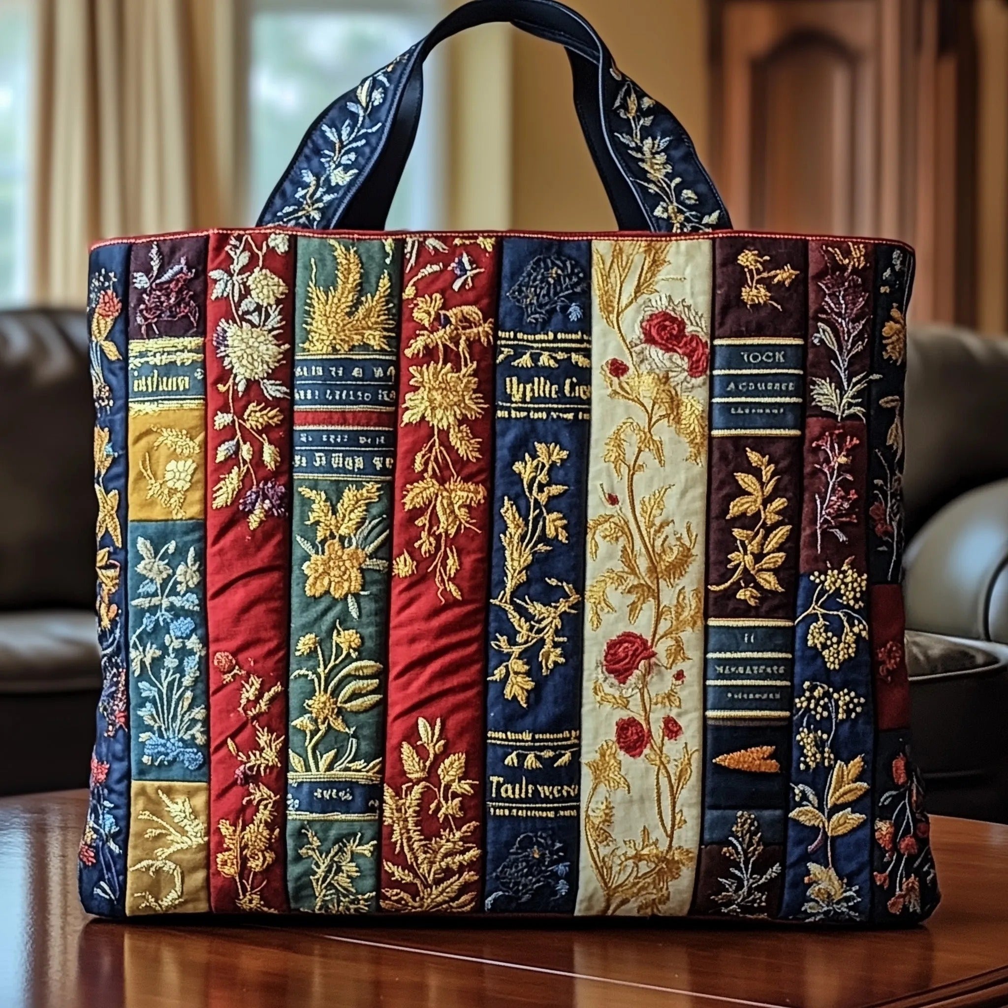 Ръчно изработена чанта Магическа книжарница